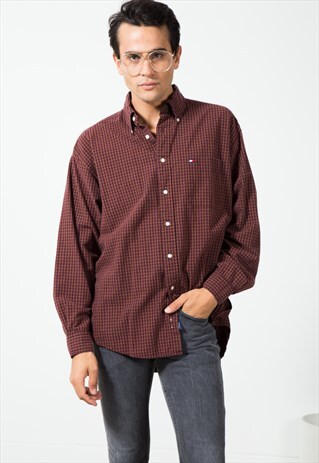 VINTAGE TOMMY HILFIGER SHIRT / S5466
