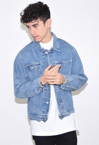 VINTAGE 90S BLUE RALPH LAUREN DENIM JACKET