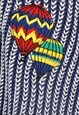 VINTAGE 80S KNITTED JUMPER HOT AIR BALLOON EMBROIDERED M