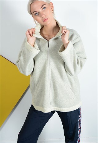 VINTAGE FLEECE JACKET IN CREAM