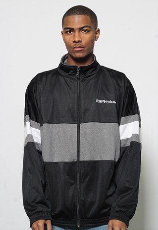 VINTAGE REEBOK TRACK JACKET BLUE