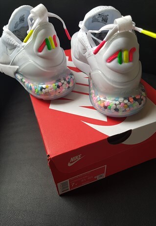 CUSTOM NIKE AIR MAX 270 BEADED SNEAKERS
