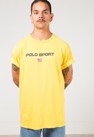 VINTAGE 80'S POLO RALPH LAUREN SPORT T-SHIRT / S0366
