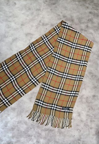 VINTAGE EARLY 00S NOVA CHECK ICONIC BURBERRY SCARF