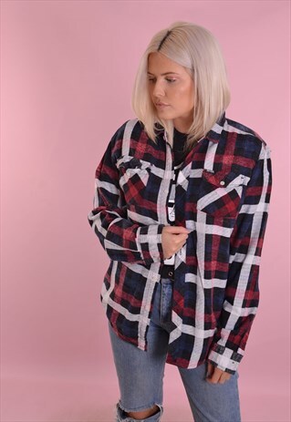 CHECK FLANNEL SHIRT GRS206