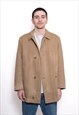 VINTAGE BURBERRY 90S HEAVY BEIGE NOVA CHECK COAT
