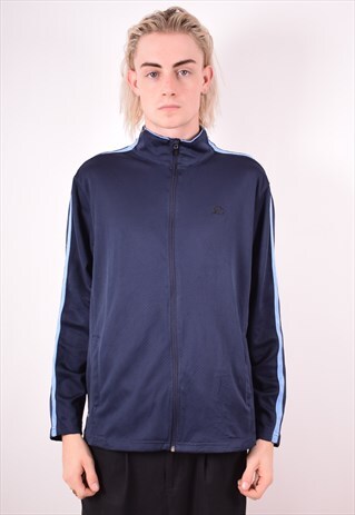 STARTER MENS VINTAGE TRACKSUIT TOP JACKET MEDIUM NAVY 90S
