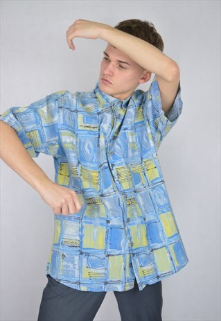 VINTAGE MULTICOLOUR GRAPHIC FESTIVAL SHIRT