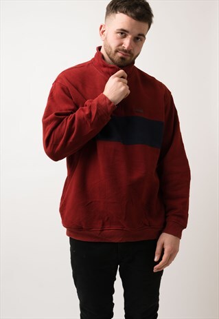 VINTAGE IZOD 1/4 ZIP SWEATSHIRT