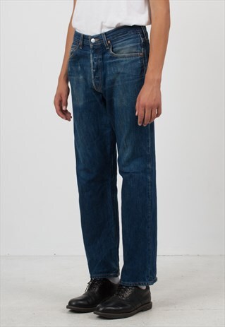 VINTAGE BLUE LEVI'S 501 FIT DENIM JEANS