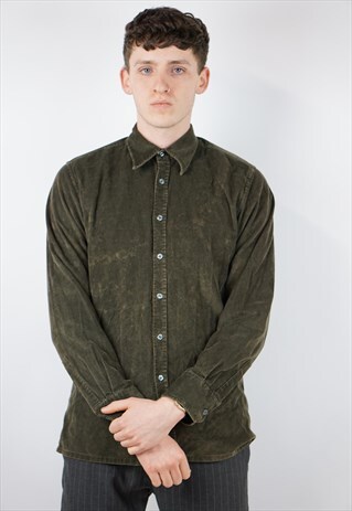 VINTAGE PAUL SMITH KHAKI CORD SHIRT