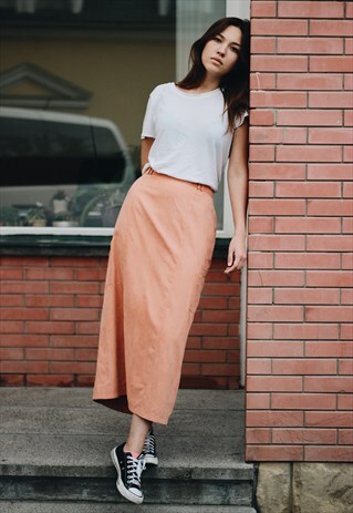 VINTAGE 90S POWDERY PINK SKIRT