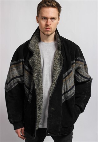 VINTAGE AZTEC SHERPA JACKET