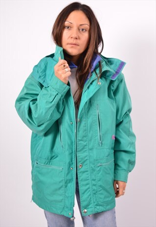VINTAGE FILA WINDBREAKER JACKET OVERSIZE GREEN