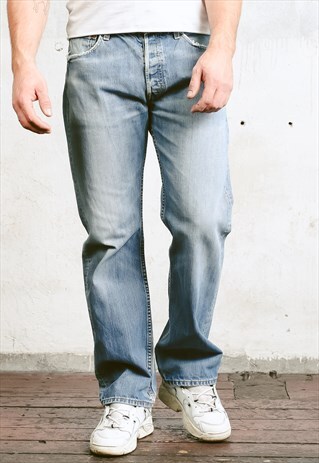 VINTAGE 90S BLUE LEVIS 501 JEANS