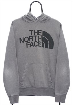 Vintage The North Face Grey Hoodie Mens