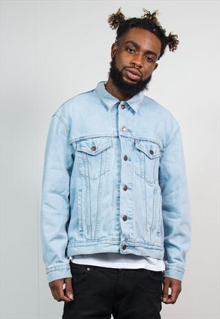 VINTAGE LEVIS DENIM JACKET BLUE TRUCKER