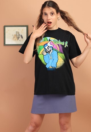 VINTAGE GILDAN BUFFOON PRINT T-SHIRT