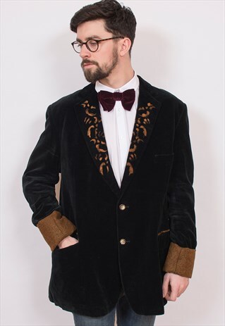 REWORKED BLEACHED VELVET JACKET