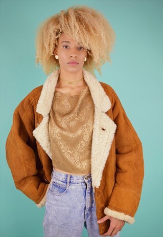 VINTAGE 90'S SHEARLING JACKET