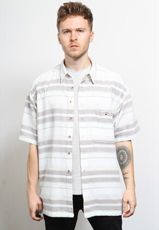 VINTAGE AZTEC PATTERNED SHIRT