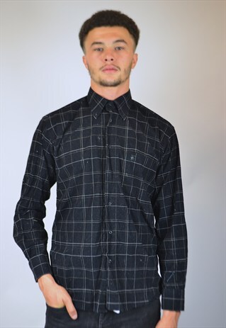 VINTAGE 90'S CHECKED CORDUROY SHIRT