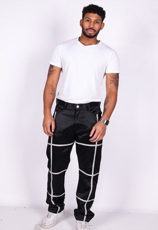 VINTAGE CHECKERED TROUSERS TR283