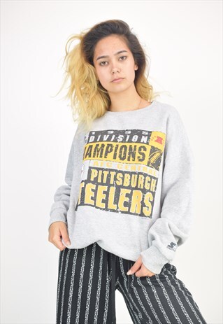 VINTAGE PITTSBURGH STEELERS 1995 DIVISON CHAMPS SWEATSHIRT