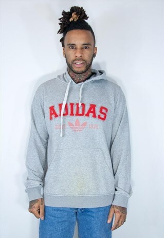 ADIDAS VINTAGE HOODIE GREY