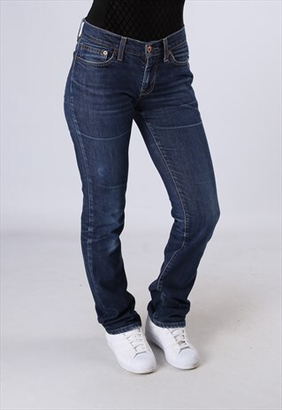 LEVIS 528 DENIM STRAIGHT LEG JEANS VINTAGE UK 10 (KB2F)