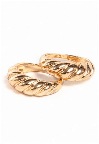 BELLISSIMA OVAL GOLD RING