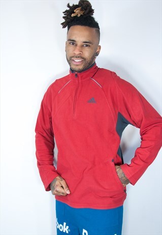 ADIDAS VINTAGE RED FLEECE