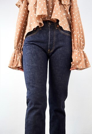 VINTAGE DARK BLUE 501 LEVI'S 001 JEANS