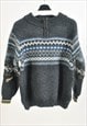 VINTAGE 90S warm 1/4 zip jumper