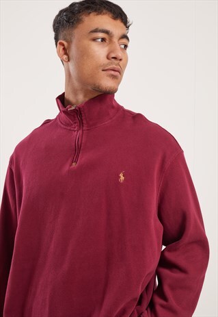 VINTAGE RALPH LAUREN 1/4 ZIP SWEATSHIRT