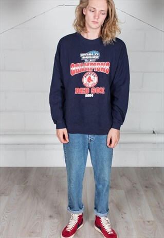 VINTAGE WORLD SERIES CHAMPIONS BOSTON RED SOCKS SWEATSHIRT