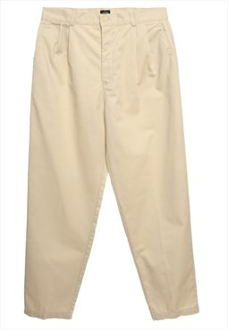 Dockers Cream Casual Trousers - W30
