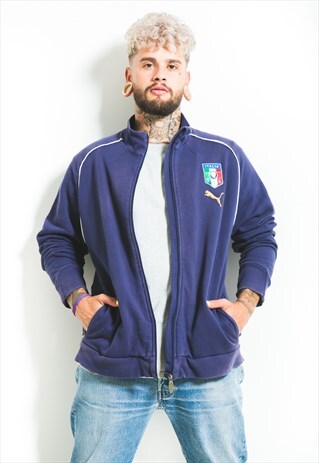 VINTAGE 80S PUMA ZIP SWEATSHIRT / S1379