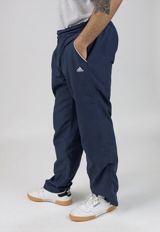 VINTAGE ADIDAS GREY TRACKSUIT BOTTOMS