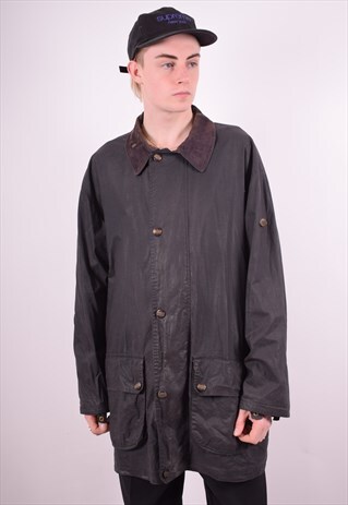 NAVIGARE MENS VINTAGE JACKET LARGE BLACK 90'S