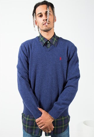 ON SALE VINTAGE 80S P. RALPH LAUREN KNITWEAR JUMPER / S0650