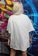 SECRET POCKET T-SHIRT 2 IN 1 CARGO VEST TOP IN WHITE BLACK