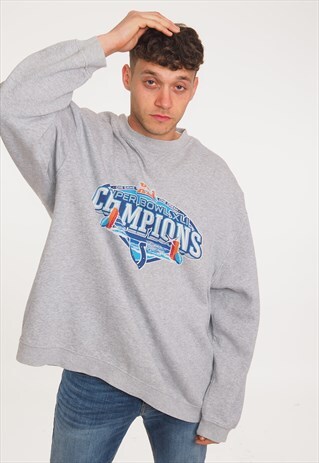 VINTAGE REEBOK INDIANAPOLIS COLTS SUPERBOWL SWEATSHIRT GREY