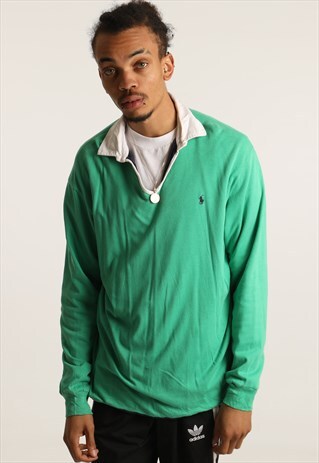 VINTAGE RALPH LAUREN EMBROIDERED LOGO SWEATSHIRT