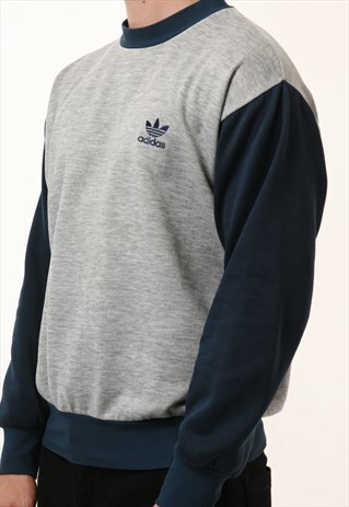90S VINTAGE OLDSCHOOL ADIDAS COTTON SWEATSHIRT 15859