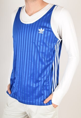 VINTAGE ADIDAS TANKTOP '80S MADE IN FRANCE (3118)