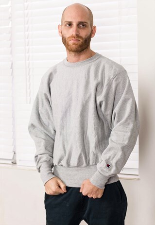 VINTAGE CHAMPION SWEATSHIRT LOGO 90S S 18.7