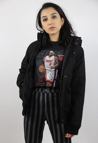 VINTAGE CARHARTT BLACK BOMBER 90'S JACKET