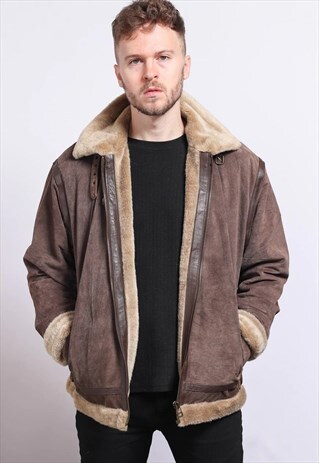VINTAGE SUEDE AVIATOR JACKET