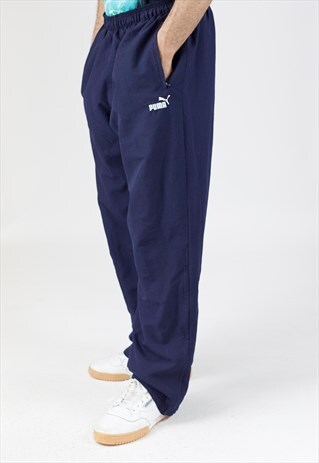 VINTAGE 90'S PUMA NAVY TRACKSUIT BOTTOMS